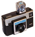 Kodak's Instamatic camera circa the 1960's and 70's with Magic Flash Cube... NOT recommended for mountaineering.